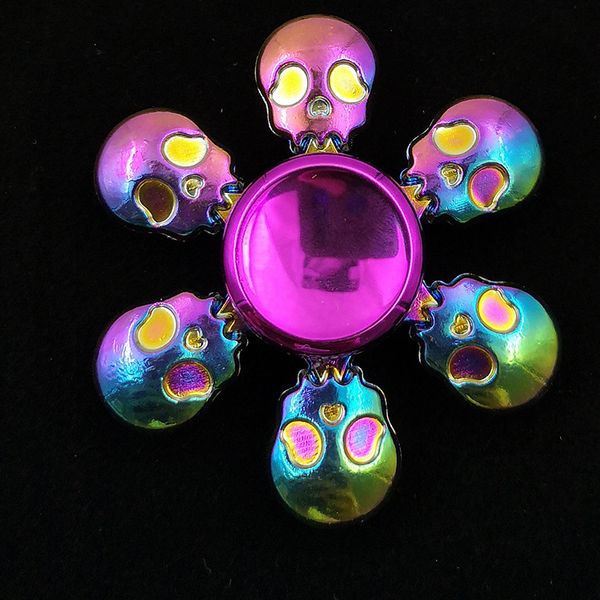 

zinc alloy plating dazzle gyro metal decompression rotating toy