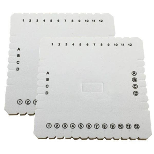 

sewing notions & tools 2pcs diy square beading cord board braided plate knot knitting kumihimo rope jewelry braiding disks practical round, Black