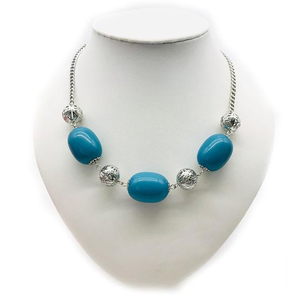 

chains dandie characteristic necklace simple and generous unique design accessories for ladies fashion, Silver