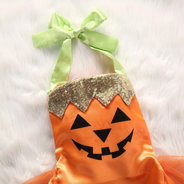 

halloween baby girl clothes party costume romper ruffles cute fancy tutu sleeveless baby girls outfit, Blue