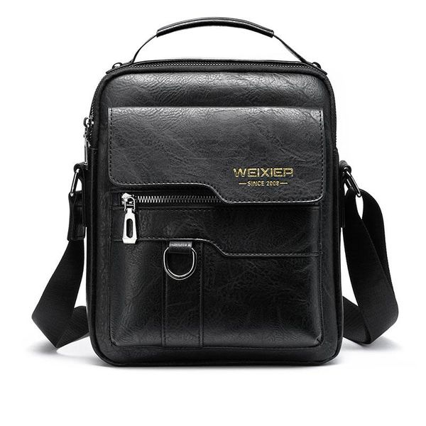 

men crossbody bag shoulder bags multi-function men handbags large capacity split leather bag for man messenger bags tote