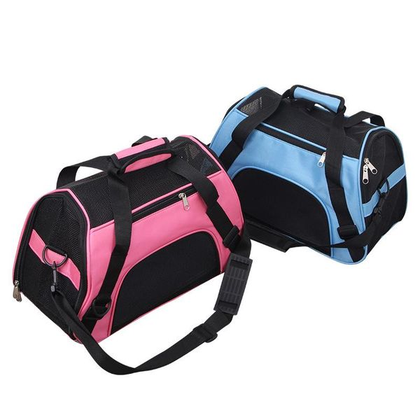 

pet carrier bags cat dog travel backpack portable single-shoulder bag breathable puppy kitten nylon mesh bag dog accessories