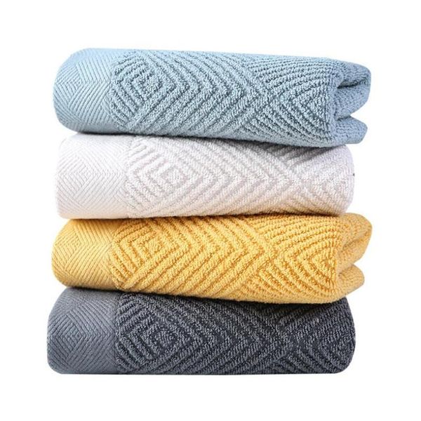 

towel 100% cotton hand set plain combed terry el bathing strong absorption