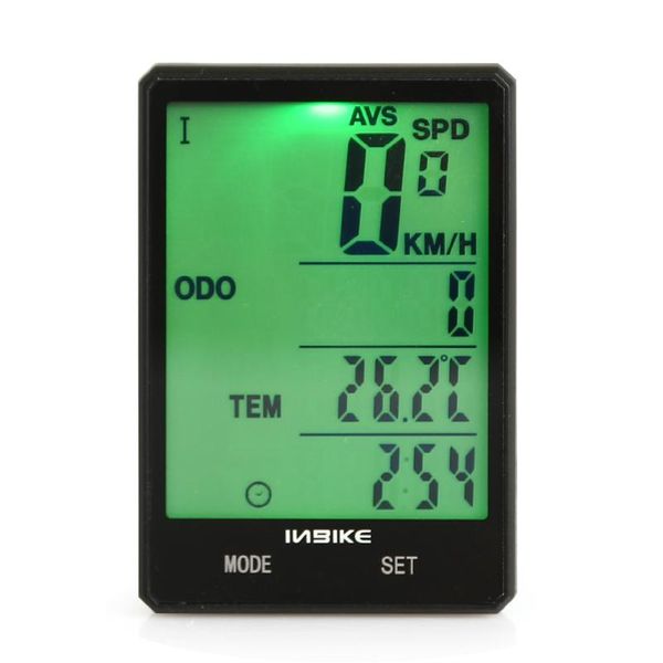 

bike computers wireless bicycle speedometer 2.8in waterproof lcd display computer odometer with backlight multiple-function