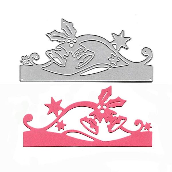 

painting supplies dies for card making bell border metal cutting die stencil embossing folder cut scrapbooking craft 2021