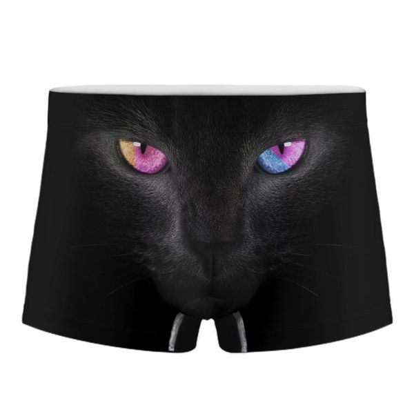 

underpants 3d printing european and american creative cool underwear men's custom, Black;white