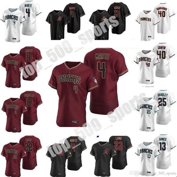 

new 2021 custom baseball randy johnson jersey 22 jake lamb 6 david peralta archie bradley paul goldschmidt luis gonzalez diamondbacks, Blue;black