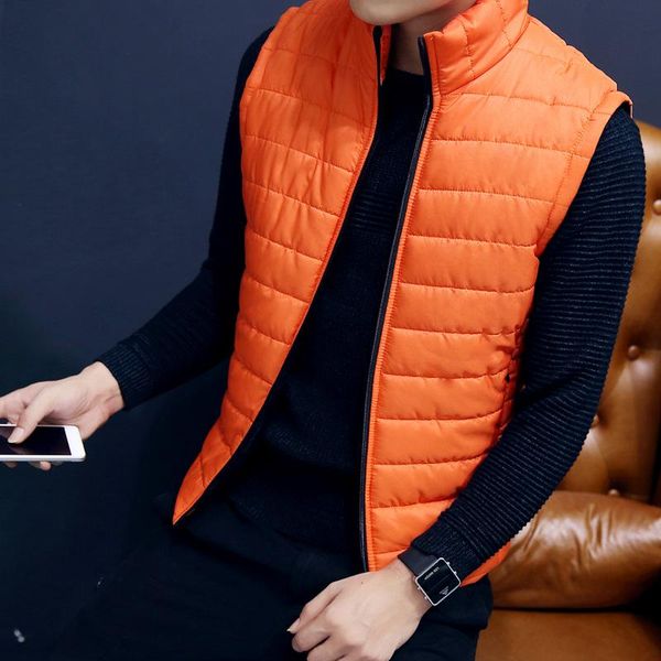 

men's vests winter casual waistcoat men vest autumn warm sleeveless jacket male plus size 5xl thin slim fleece coats, Black;white