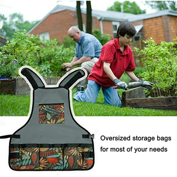 

aprons 2021 heavy duty bbq apron canvas garden tool with pockets for kitchen craft workshop pottery garage barbecue cooking