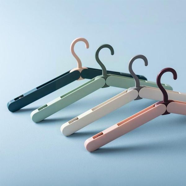 

hangers & racks 1pc foldable travel windproof folding clothes hanger camping kid saving children creative rack portable space n9s2