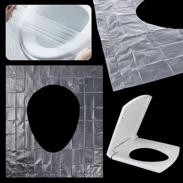 

toilet seat covers 50pcs antibacterial go out single piece travel stickers cover one time