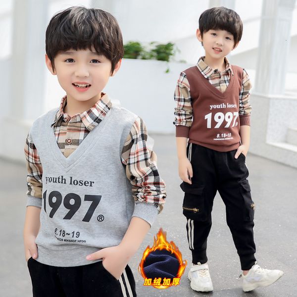

new boys' long sleeve t-shirt base coat 2020, Black;white