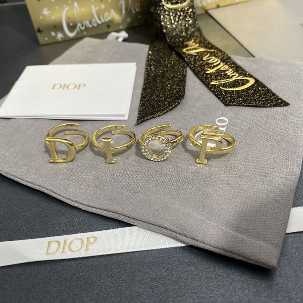 

designer bracelet womenbright gold simple personalized metal opening decoration round hand fashion dijia set four ring, Golden;silver
