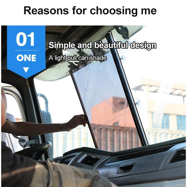 

car sunshade automatic retractable sunblind sun protection for front window windshield shade block insulation