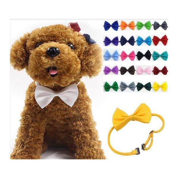 

wholesale 100pcs/lot pet headdress dog neck tie dog bow tie cat tie pet grooming sup jlliii insyard