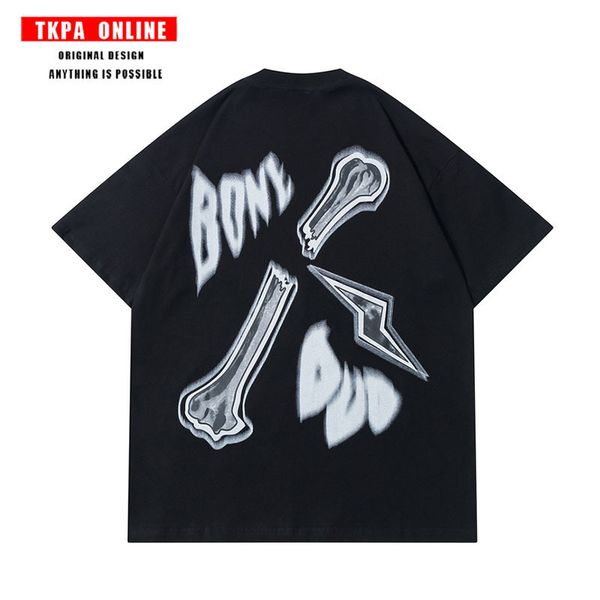 

tkpa american vibe short sleeve t-shirt for men, White