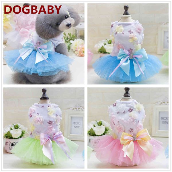 

pet cloth dog pet teddy skirt candy color