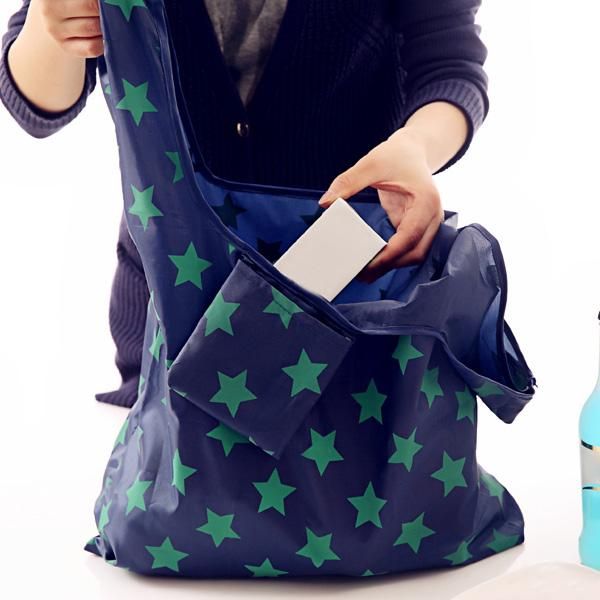 

storage bags cute lady grocery foldable bag square shopping reusable eco-friendly tote handbag fas6