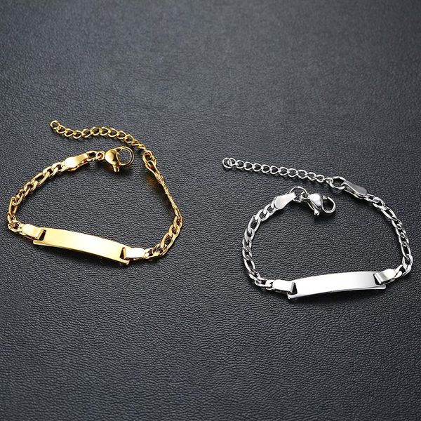 

link, chain classic vintage silver color geometric bracelets for women men trendy wide bracelet bangle fashion jewelry gift, Black