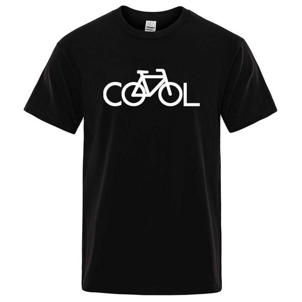 Mann T-shirt Bike Es ist Cool Tops Freizeit Marke T-shirt Männer Kurzarm T-stücke 2021 O Neck Herren Kleiden sommer Lose Übergroßen T-Shirt X0621