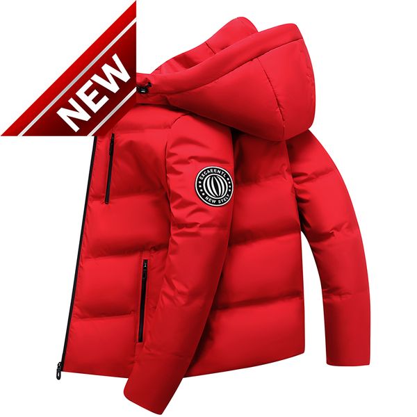 

fall winter waterproof warm jackets white duck down removable hooded man coat men jacket coats stylish, Black