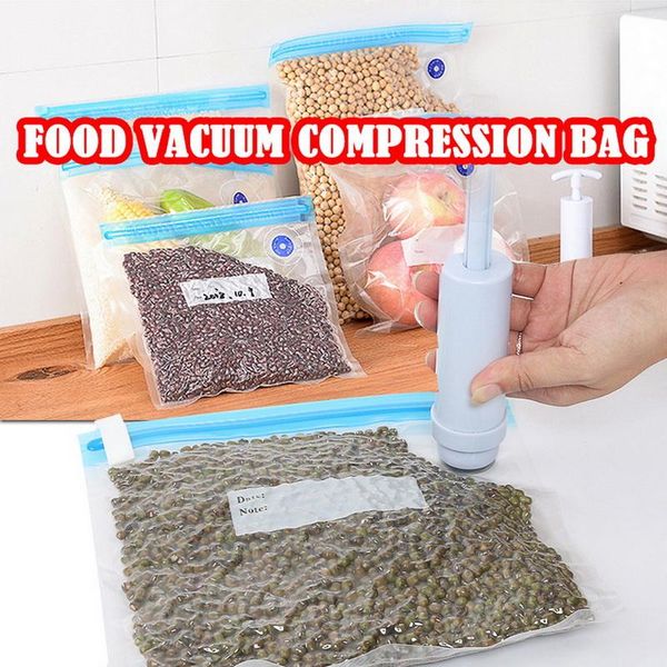 

food savers & storage containers 5pcs/set vacuum bags for reusable packages to keep saver longer kitchen organizer bag
