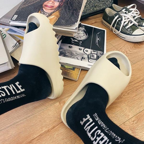 

slippers fashion custom slides women for summer open toe men, Black