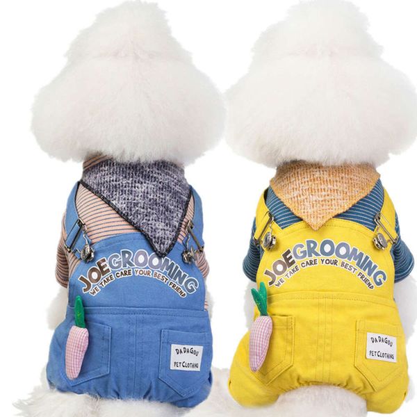 

dog clothing autumn winter pet clothing autumn winter pet clothing dog cotton padded cloth 19 radish suspenders