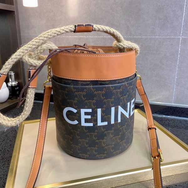 

[new arrivals ]net red sailin triumphal arch bag women's 2021 fashion flower bucket bag retro one shoulder handbag women luxurys design