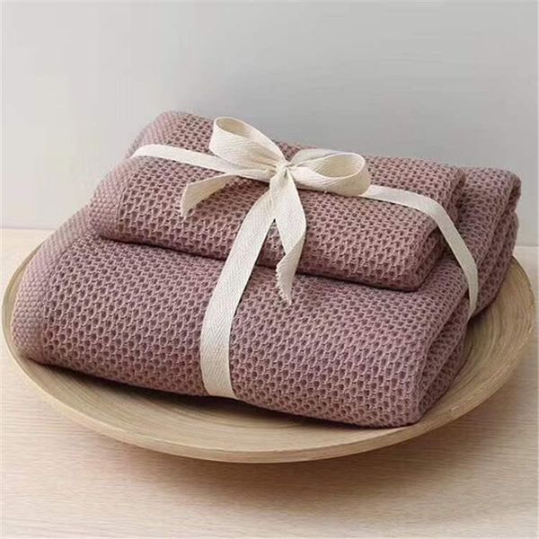 

super soft bath towels simple honeycomb fabric cotton towel microfibe hand towels sciugamani da bagno set home textile dj60mj