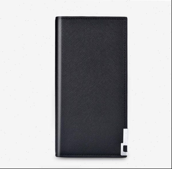 

long purse bag wallet business mens thin pu design handy slim male, Red;black