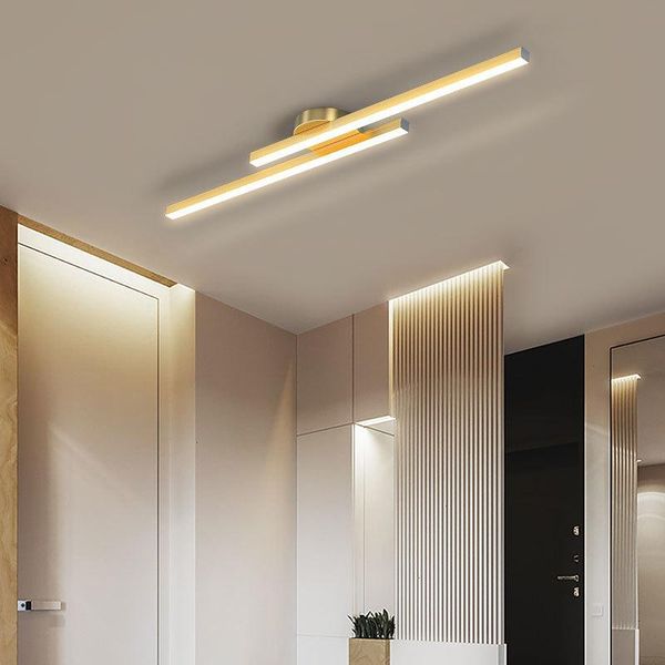 

chandeliers minimalist led strip aisle corridor balcony ceiling lamps simple modern creative entrance cloakroom lighting light