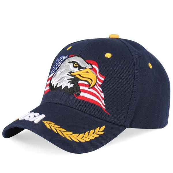 

visors baseball cap usa flag men women eagle snapback dad hats bone outdoor casual sun golf hat egle trucker caps army tacticalÂ gorras, Blue;gray