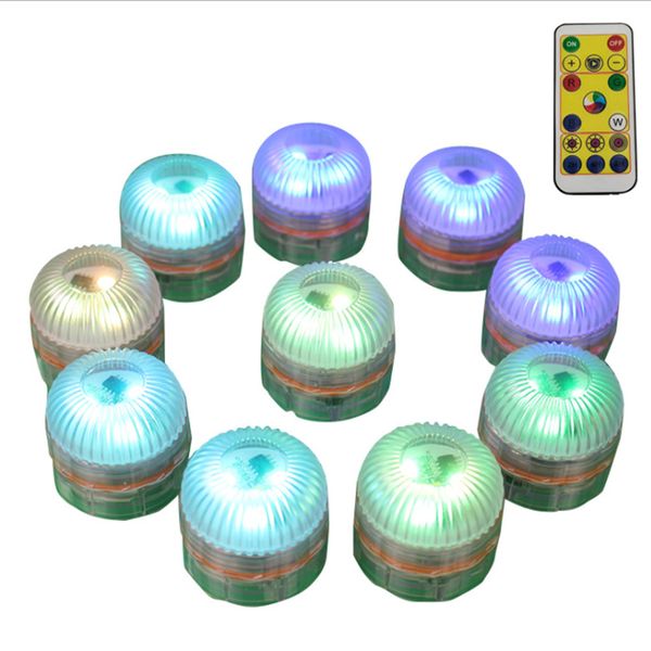 

novelty lighting garden swimming pool lights, battery powered 10led, 16 key timing remote control,a set of 10 lights