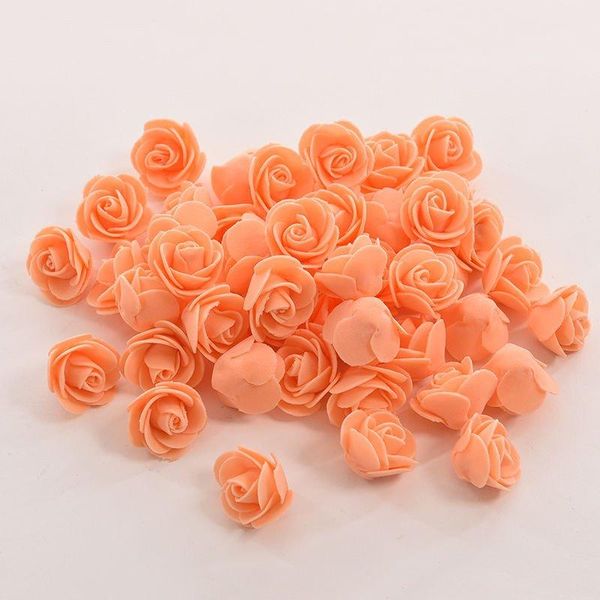 

decorative flowers & wreaths 50pcs/bag 10colors pe foam rose handmade diy wedding home decoration multi-use artificial flower head