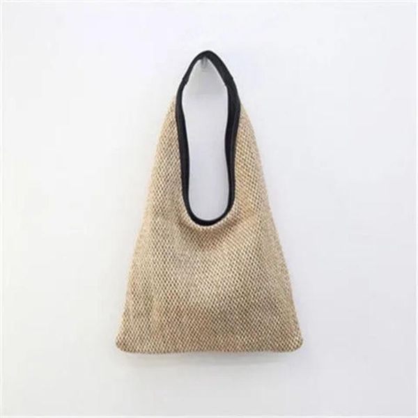 

evening bags small female bag summer 2021 solid color casual large capacity single shoulder fashion woven