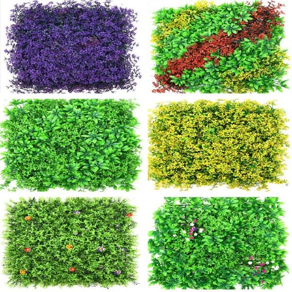 

decorative flowers & wreaths artificial plant flower wall background fake grass lawn for wedding decoration home decor accessories simulatio