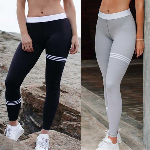 

yoga outfit women pants sport leggings elastic gym trousers fitness patchwork running tights spandex sportswear c1770