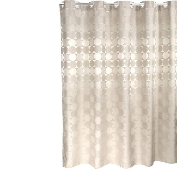 

shower curtains elegant circle solid curtain polyester fabric thick waterproof bath mold simple bathroom set partition