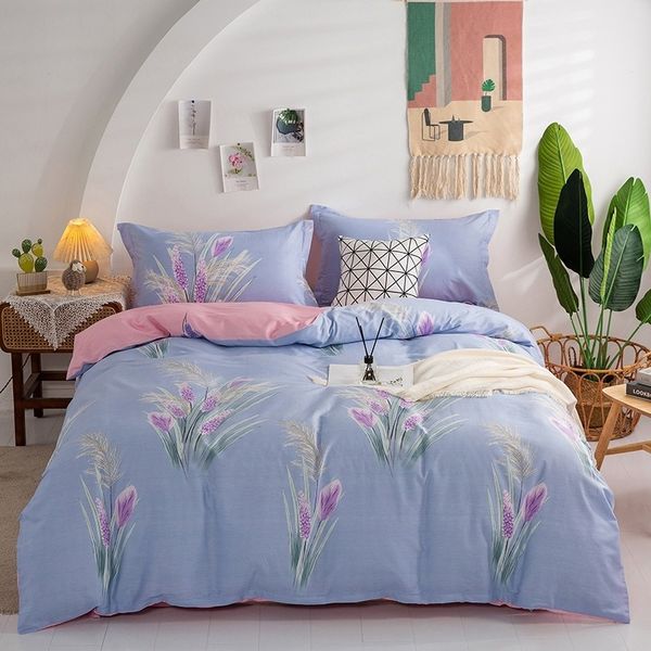 

autumn winter pure all cotton soft and breathable student dormitory ab version three or four piece set