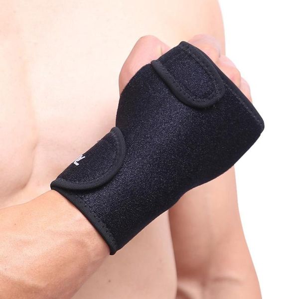 

carpal tunnel hand wrist support brace sports safety accessories outdoor splint sprains arthritis band belt, Black;red