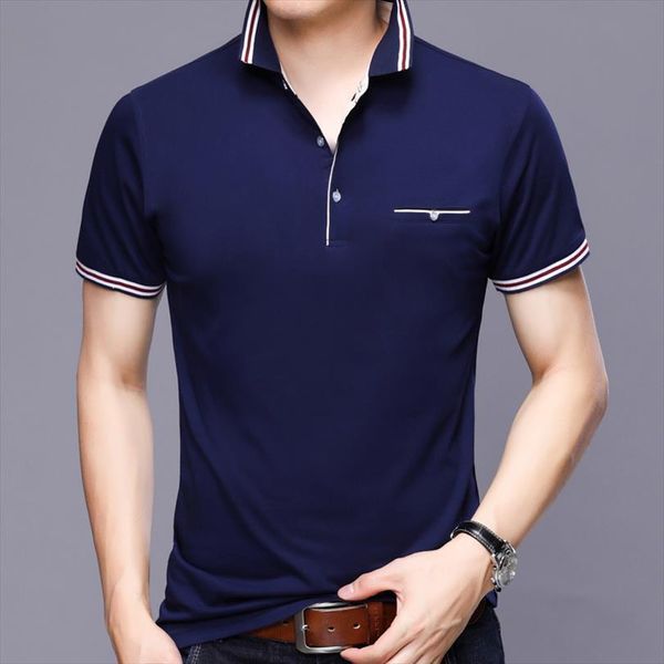 

shirts summer shirt short sleeve men polos slim fit business casual mens cotton brand clothing, White;black