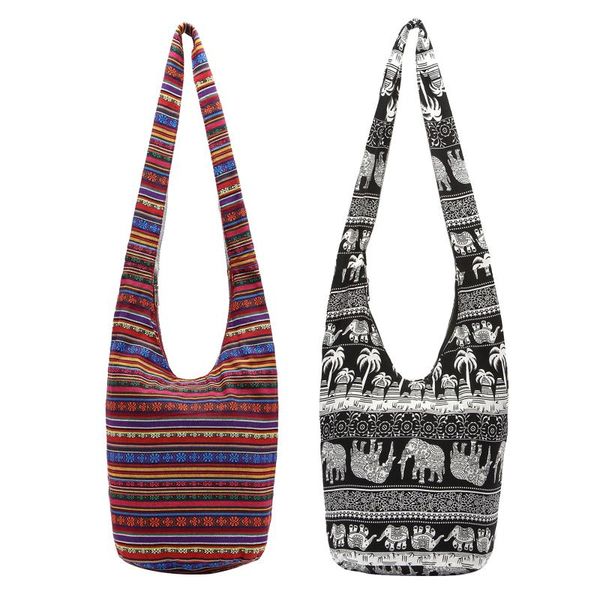 

storage bags thai hippie boho crossbody bag bohemian sling shoulder messenger purse for women girls