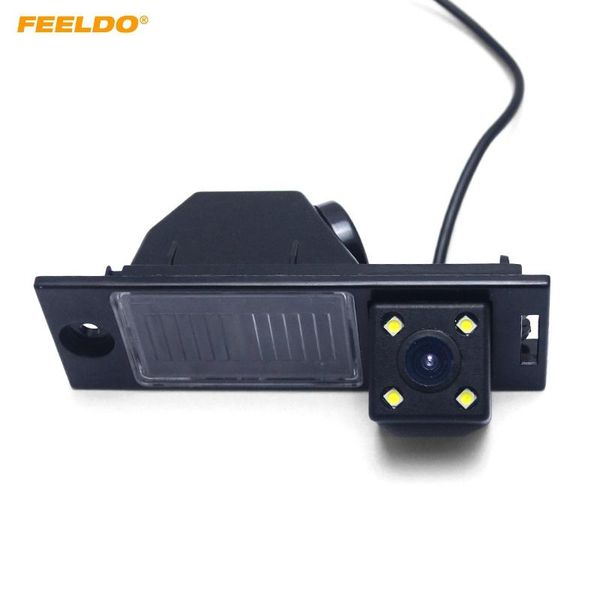 

car rear view cameras& parking sensors feeldo 1set special reverse camera with led for ix35 2014 2021 reversing park #am3158