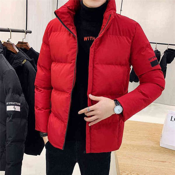 

2021 men's autumn and winter warm jacket, warm jacket men's casual fashion windproof y1103, Black