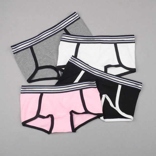 

women ladies sports boxer patchwork panties boyshorts shorts pants panty underwears underpants clothes new 2021, Black;pink