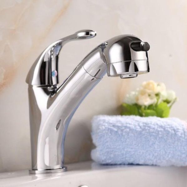 

brass pull-out kitchen faucet wash basin plumbing hardware wash basin faucet sink kitchen washbasin taps
