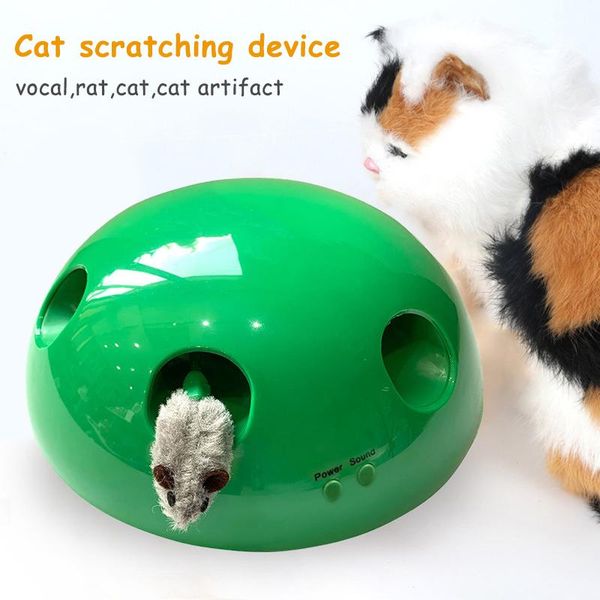 

cat toys est tease squeak toy fake mouse non-slip kitten scratching teaser pet supplies