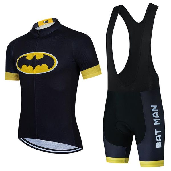 

racing sets men's cycling jersey set mtb bike wear clothes short sleeve gel bib roupa ciclismo masculino tooth pattern bicycle clothing, Black;blue