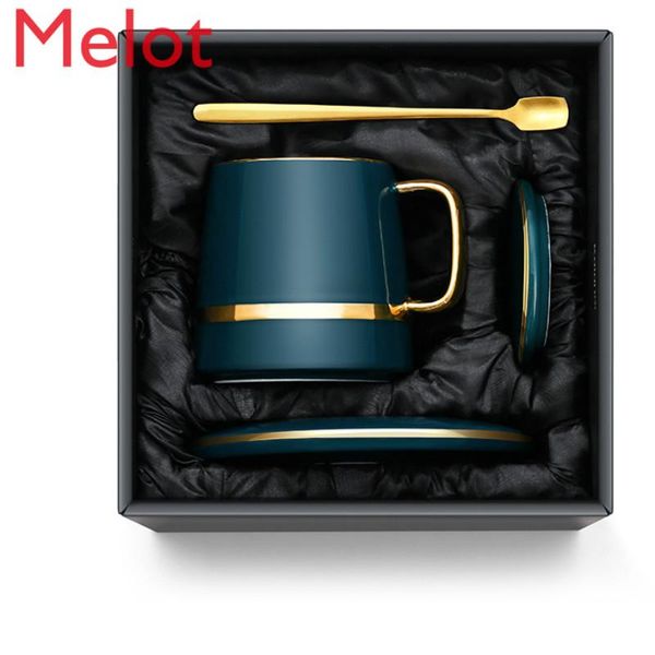 

mugs nordic mug with spoon ceramic cup creative personality trend household large capacity couple coffee gift china durable